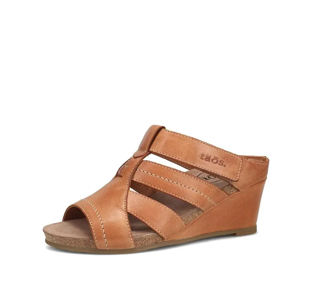 TAOS WOMEN'S LYDIA COGNAC SANDAL 7-7.5 M US